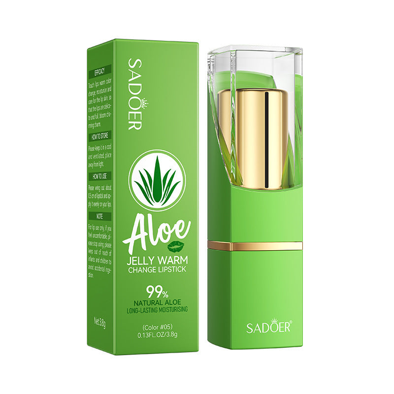 Aloe Vera Jelly Temperature Change Lipstick Luster Is Not Easy To Decolorize Elegant Lipstick