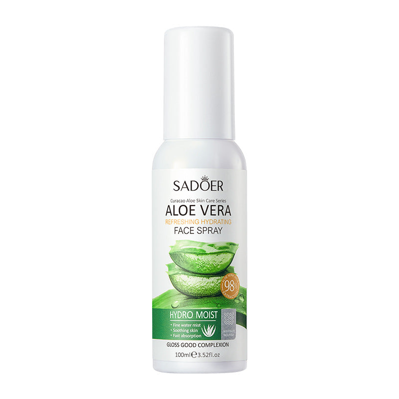 Aloe Vera Refreshing Cleanser, Moisturizing and Moisturizing Toner, Lotion, Serum
