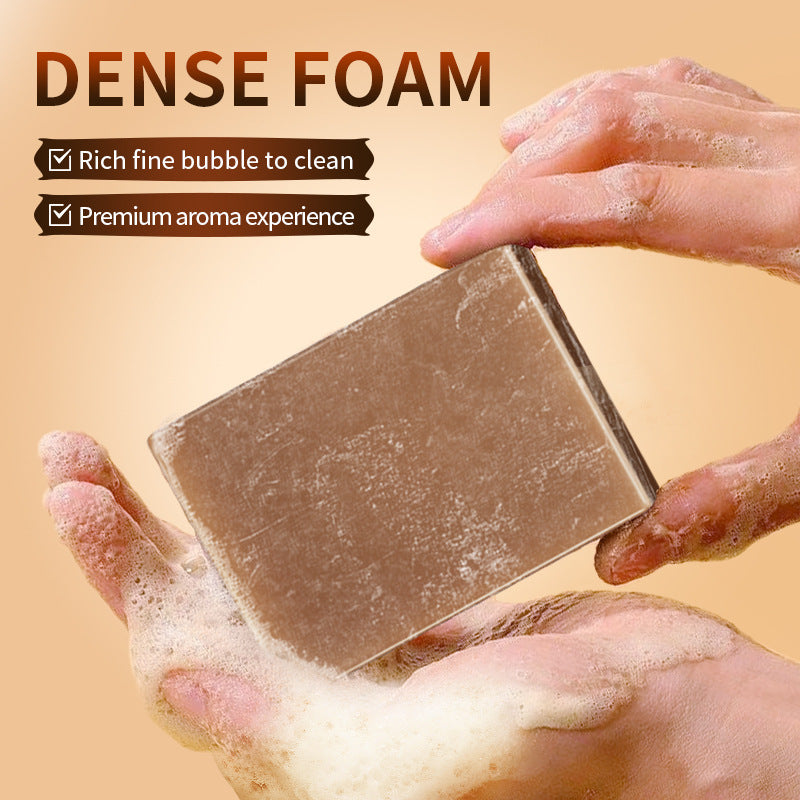 African Handmade Essential Oil Black Soap, Universal Handmade Soap for Cleansing the Body