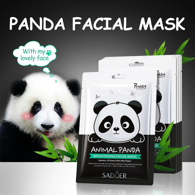 Animal Panda Pattern Brightening Mask, Moisturizing Skin Mask  Wholesale