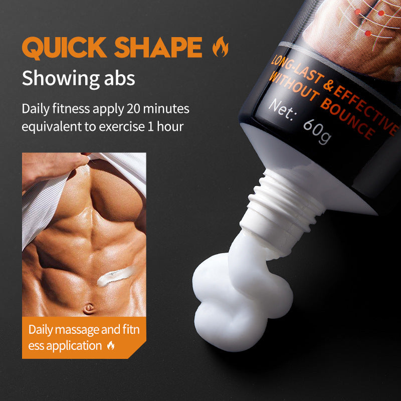 Abdominal shaping heating cream, beauty salon waist and abdomen weight loss heating men's slimming cream
