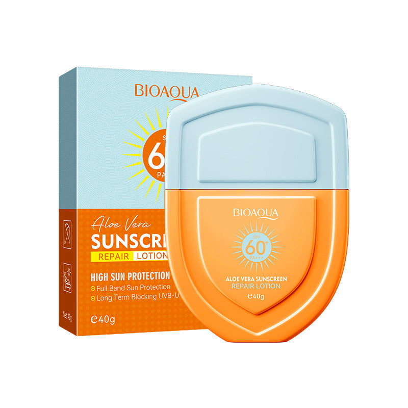 Aloe Vera Sunscreen, Repair Milk, Barrier Cream, Sunscreen, UV Protection, Refreshing and Not Greasy.