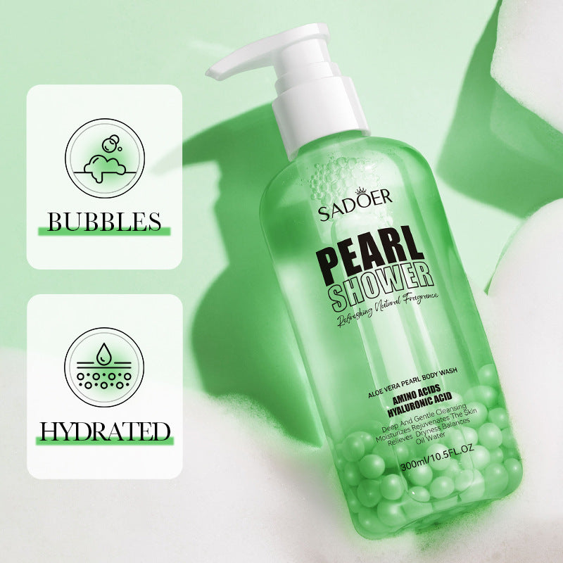Aloe Vera Pearl Body Wash, Clean and Smooth Fragrance Body Wash