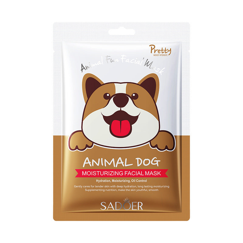 Animal Puppy Pattern Moisturizing Mask, Hydrating and Moisturizing Mask