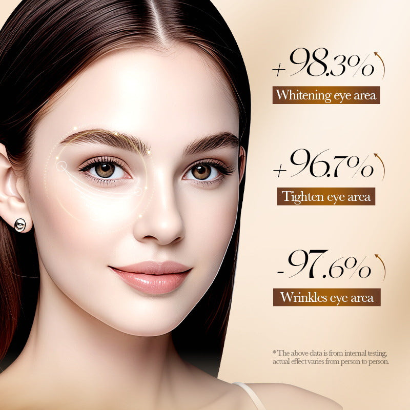 70% Rice Essence Whitening and Anti-Wrinkle Eye Cream, Hydrating and Moisturizing Rejuvenating Eye Cream