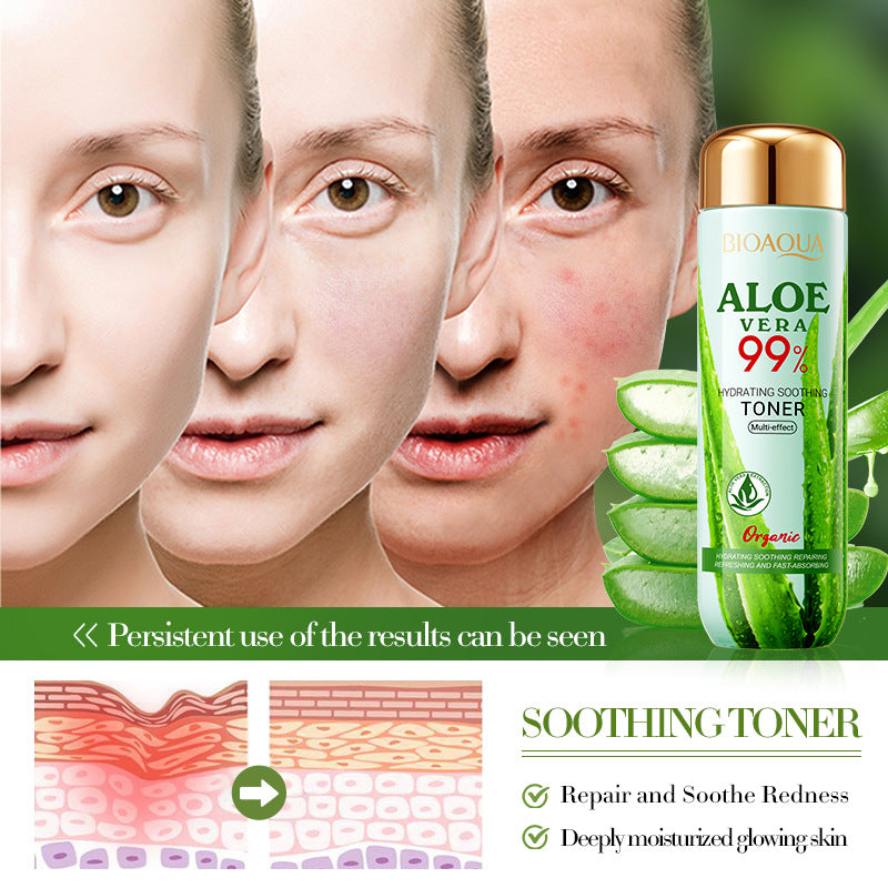Aloe Vera Hydrating Soothing Toner, Firming Skin Moisturizer