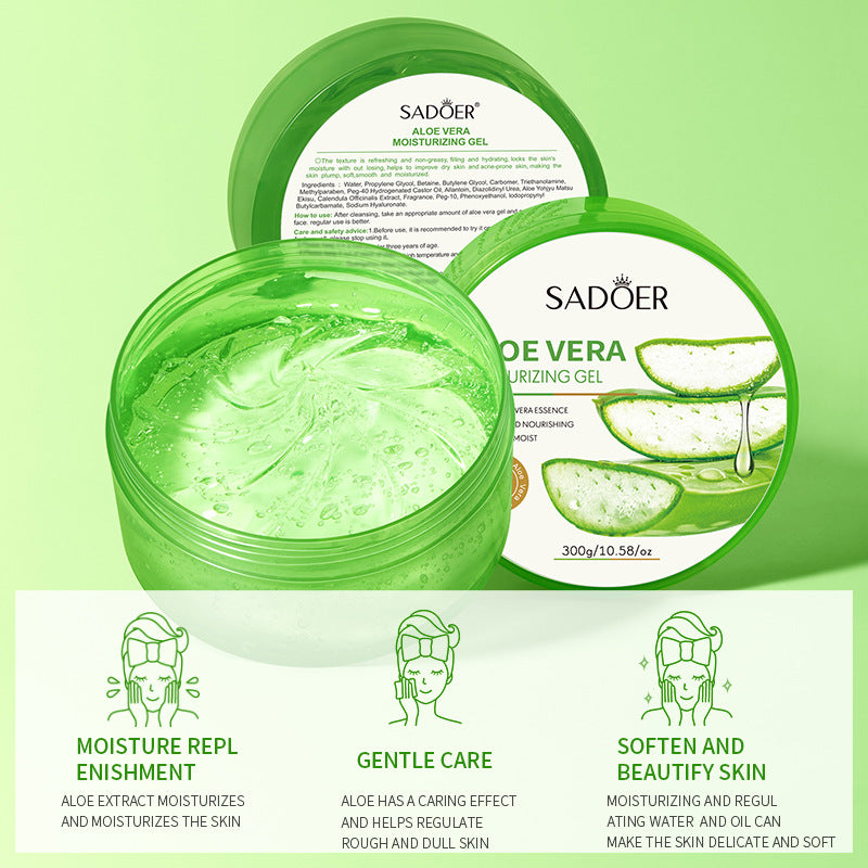 Aloe Vera Gel Hydrates and Moisturizes and Rejuvenates The Skin Hydrating Skin Care Gel