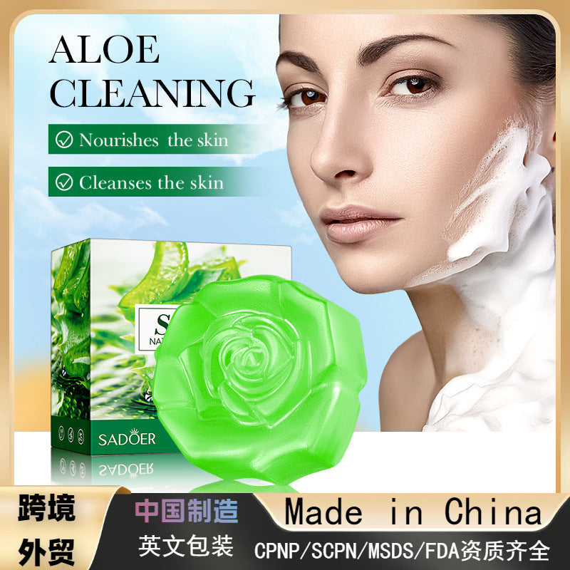 Aloe Vera Essential Oil Soap, Handmade Soap, Universal Body Cleansing Soap