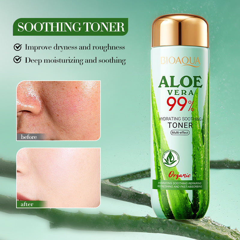 Aloe Vera Hydrating Soothing Toner, Firming Skin Moisturizer