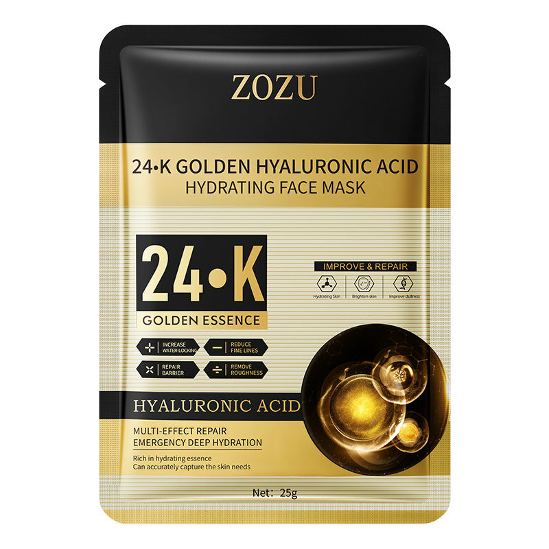 24k Hyaluronic Acid Moisturizing Mask, Moisturizing and Caring Skin Mask
