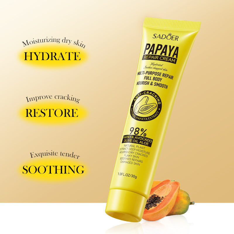 Anti-cracking Soothing Papaya Cream, Body Cream