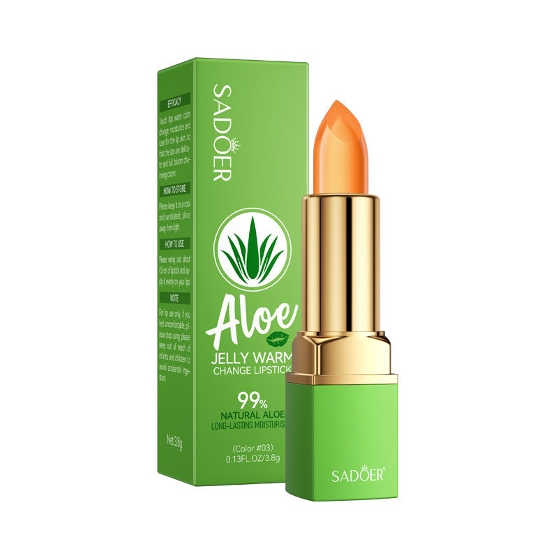 Aloe Vera Jelly Temperature Change Lipstick Luster Is Not Easy To Decolorize Elegant Lipstick