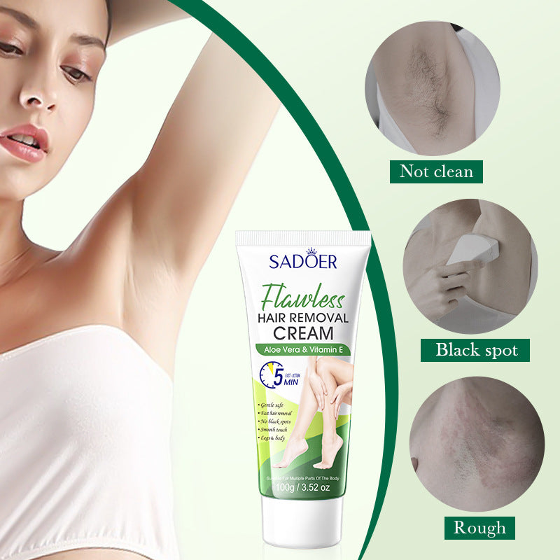 Aloe Vera VE Smooth Flawless Hair Removal Cream No Underarm Hair Removal Cream