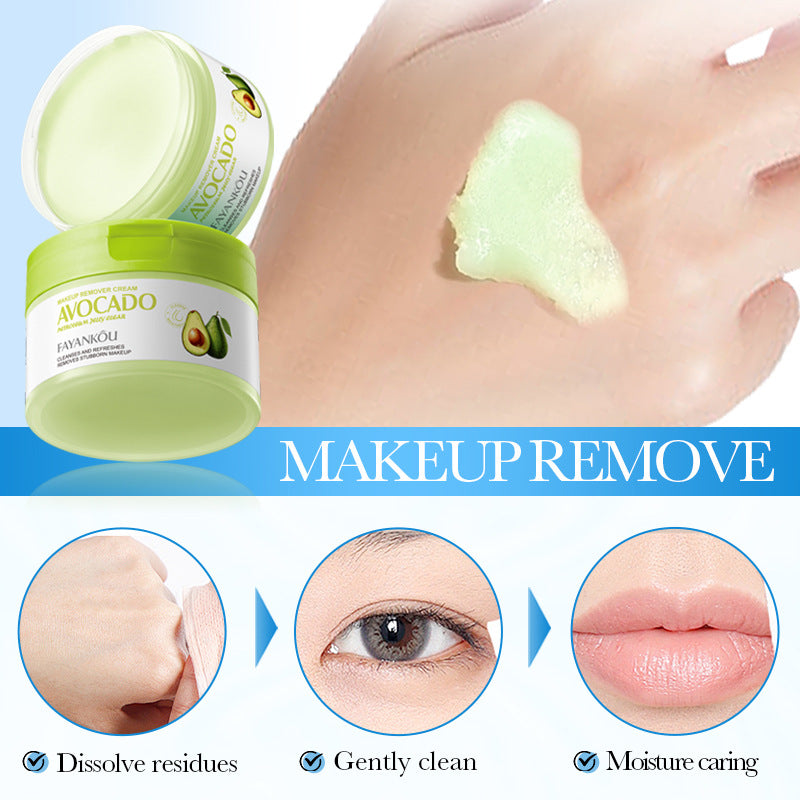 All English FAYANKOU Avocado Vaseline Gentle Makeup Remover, Makeup Remover