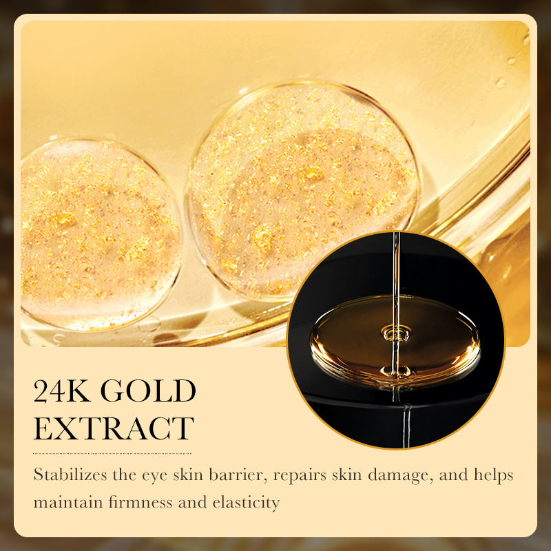 24K Gold Hyaluronic Acid Anti-Wrinkle Multi-Effect Eye Cream, Moisturizing and Caring Eye Cream