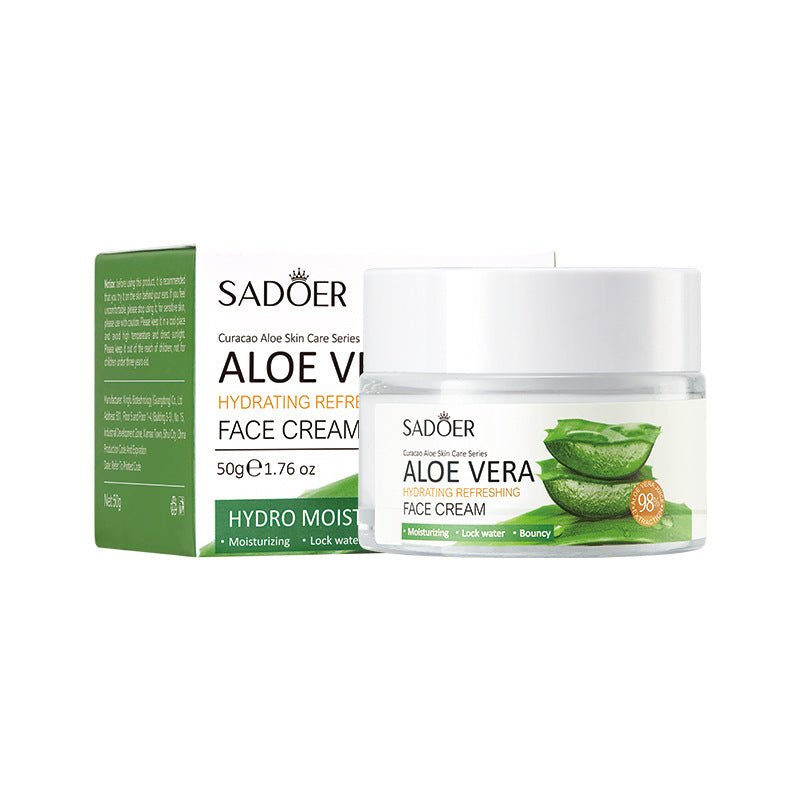 Aloe Vera Hydrating Refreshing Cream Moisturizing Moisturizing Skin Improving Dry Skin Serum Cream
