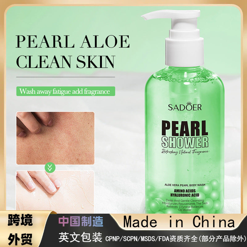 Aloe Vera Pearl Body Wash, Clean and Smooth Fragrance Body Wash