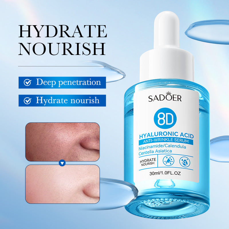 8D Hyaluronic Acid Anti-Wrinkle Nourishing Serum Care Moisturizing Serum