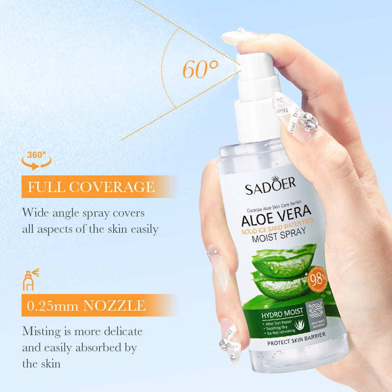 Aloe Vera Solid Smoothie Water Sensing Spray, Hydrating Toner Spray