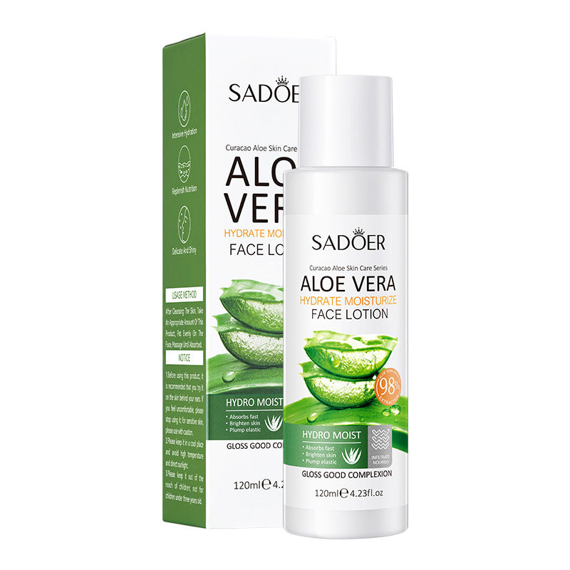 Aloe Vera Hydrating and Moisturizing Lotion, Hydrating and Moisturizing Skin Facial Moisturizing Lotion
