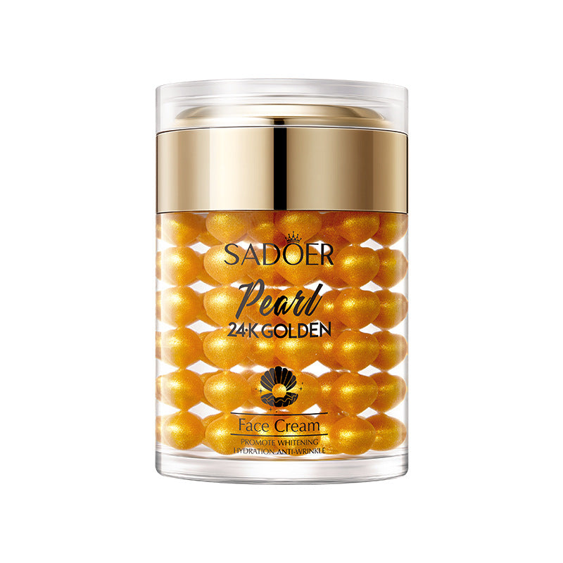 24K Gold Pearl Collagen Whitening Moisturizing Cream, Brightening Cream