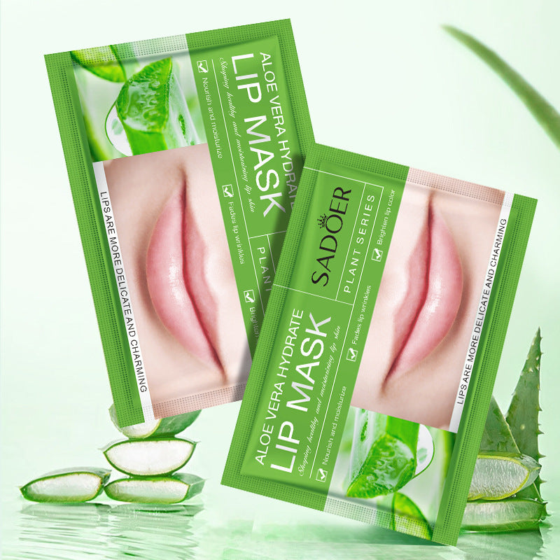 Aloe Vera Moisturizes and Nourishes The Lip Mask, Prevents Dryness and Cracks, and Cares for The Lip Mask Around The Lips.