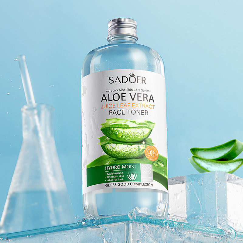 Aloe Vera Fresh Extract Water, Hydrating and Moisturizing, Gentle Care, Shrinking Pores, Aloe Vera Beauty Toner