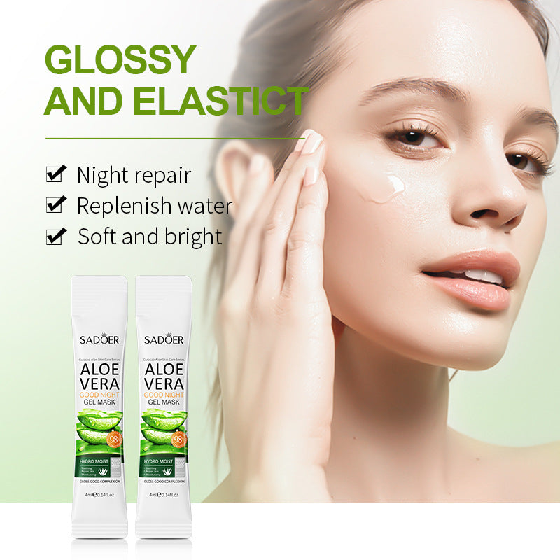 Aloe Vera Good Night Frozen Film Hydrating Moisturizing Moisturizing Skin Aloe Vera Apply Leave-in Mask