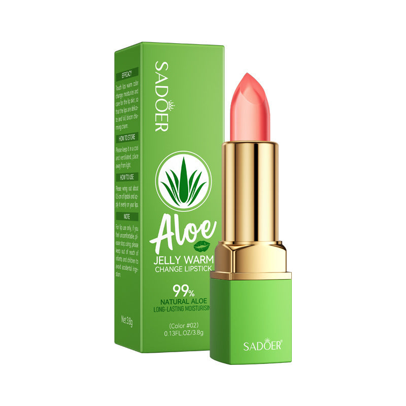 Aloe Vera Jelly Temperature Change Lipstick Luster Is Not Easy To Decolorize Elegant Lipstick