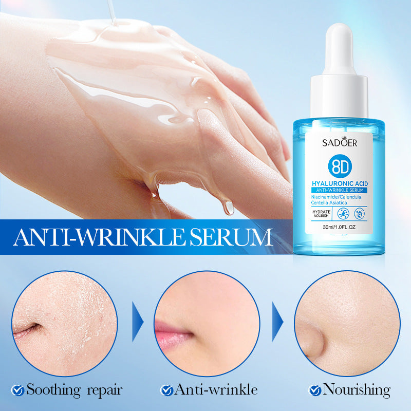 8D Hyaluronic Acid Anti-Wrinkle Nourishing Serum Care Moisturizing Serum