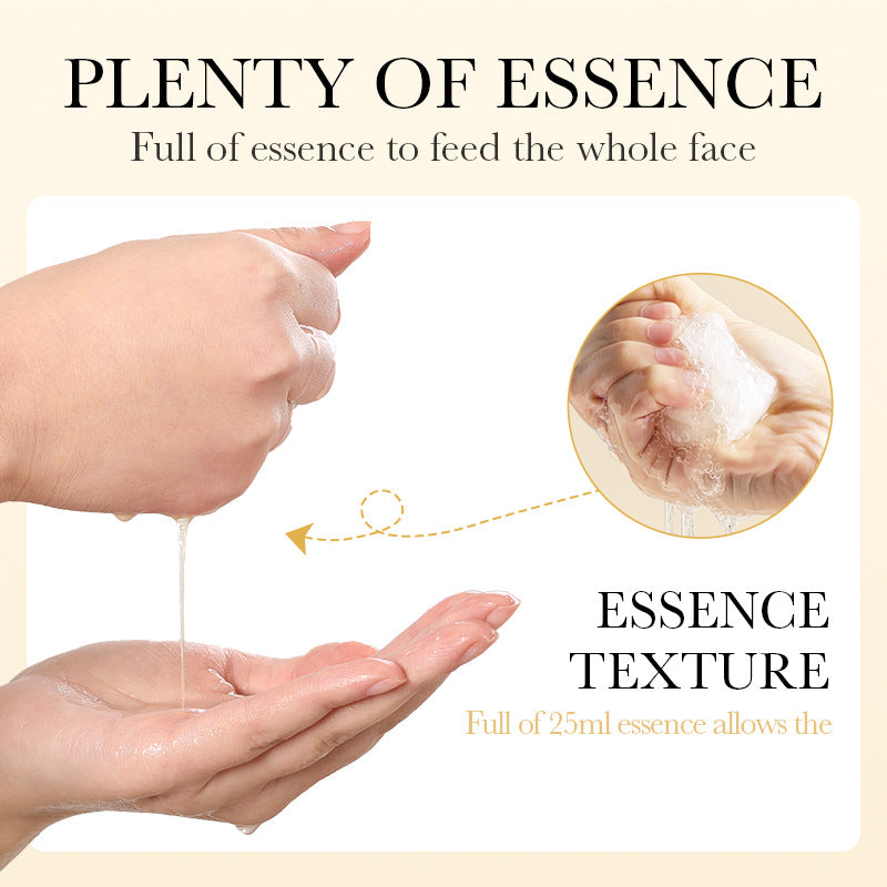 24K gold ampoule essence mask, hydrating, moisturizing, moisturizing and rejuvenating mask manufacturers wholesale