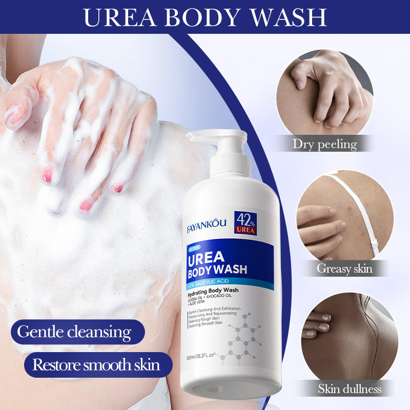 All English FAYANKOU Urea Hydrating Body Wash, Deep Cleansing Body Wash