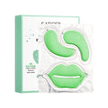Aloe Vera Eye Mask - Lip Mask Combination Kit, Moisturize The Eyes and Care for The Lips