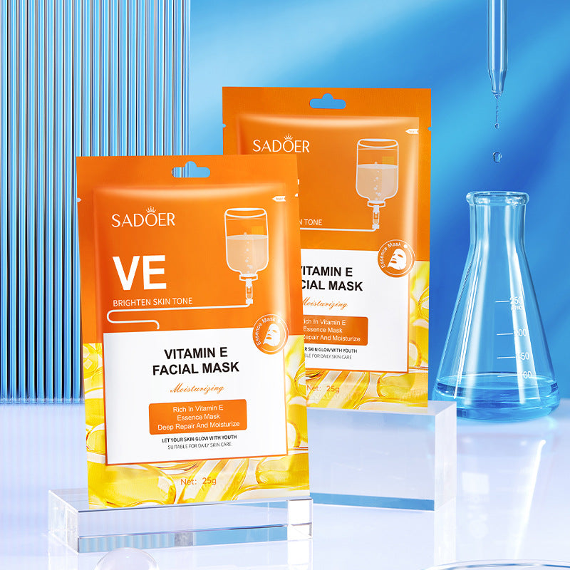 All English Mask SADOER Hyaluronic Acid Vitamin E Oligopeptide Hydrating Moisturizing Tablets