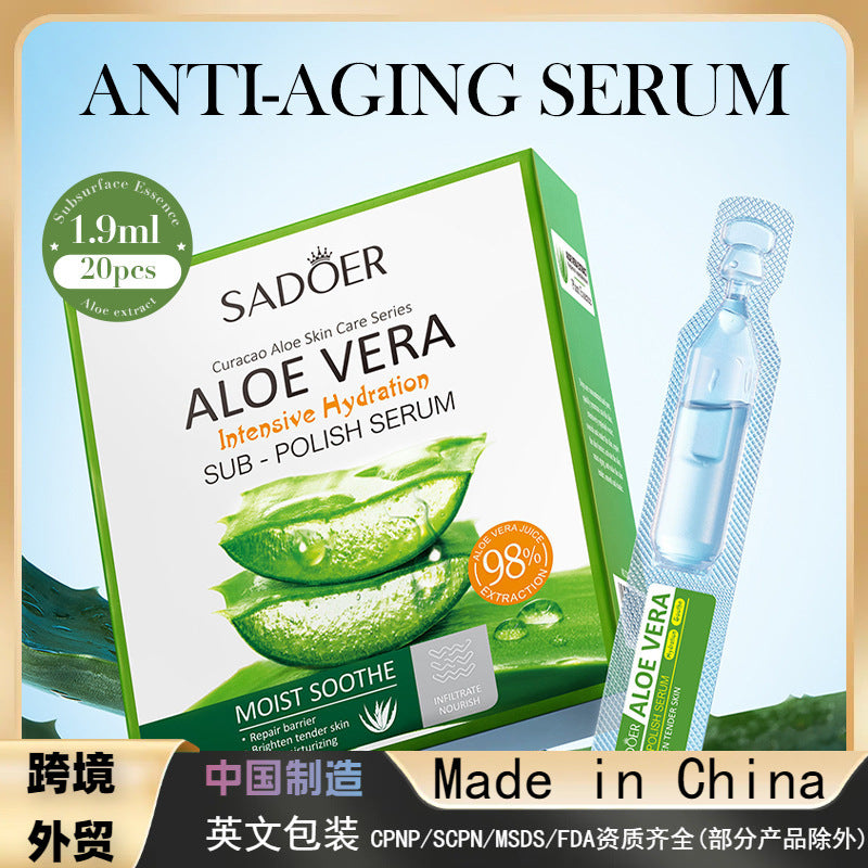 Aloe Vera Hydrating and Rejuvenating Essence, Hydrating and Moisturizing Essence