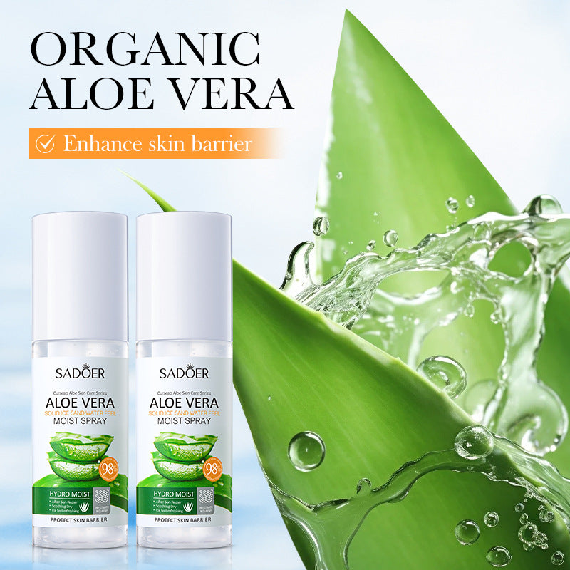 Aloe Vera Solid Smoothie Water Sensing Spray, Hydrating Toner Spray