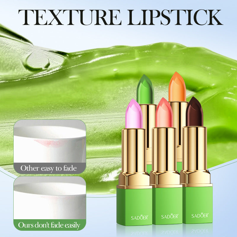 Aloe Vera Jelly Temperature Change Lipstick Luster Is Not Easy To Decolorize Elegant Lipstick