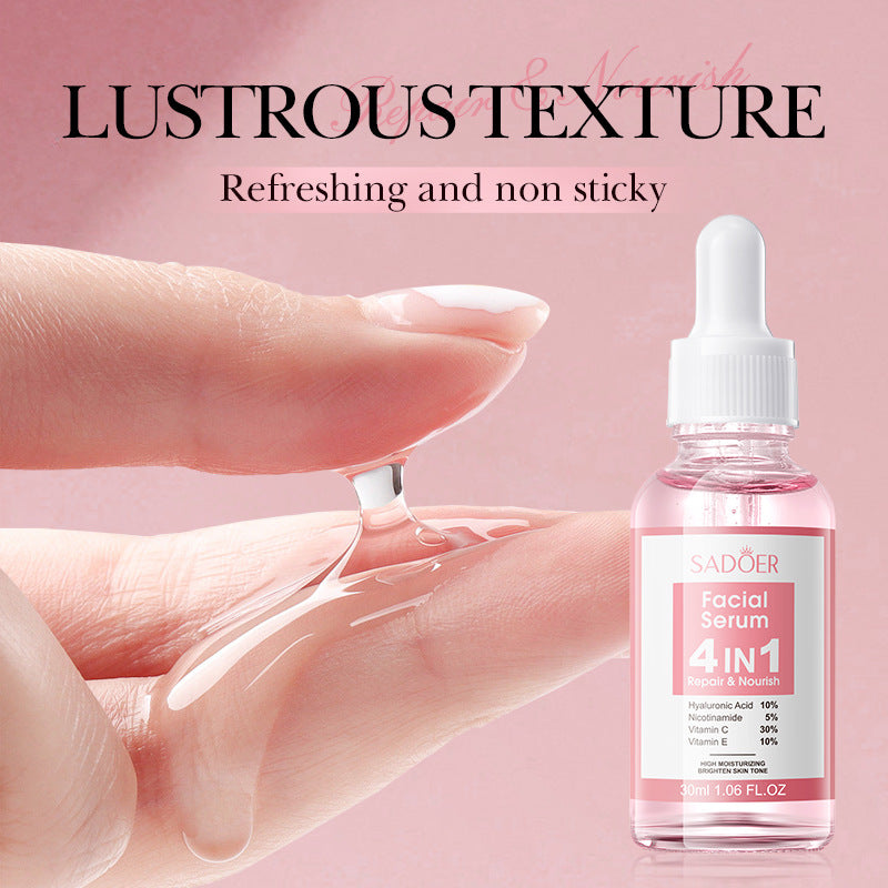4-in-1 Facial Brightening High Moisturizing Serum, Skin Rejuvenation Serum
