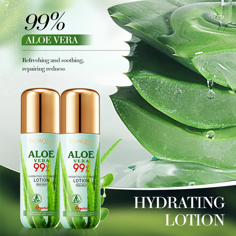 Aloe Vera Hydrating Soothing Lotion, Moisturizing and Firming Skin Water Lotion