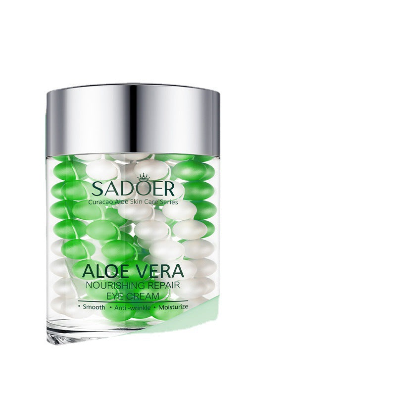 Aloe Vera Nourishing and Repairing Eye Cream, Hydrating and Moisturizing, Refreshing, Fading Fine Lines, Eye Bags Firming