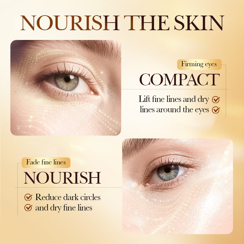 24K gold collagen firming eye mask, hydrating and moisturizing eye mask