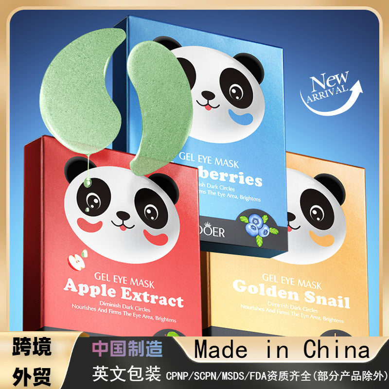 Apple Extract Firming Panda Eye Mask Sticker, Care for Eye Mask