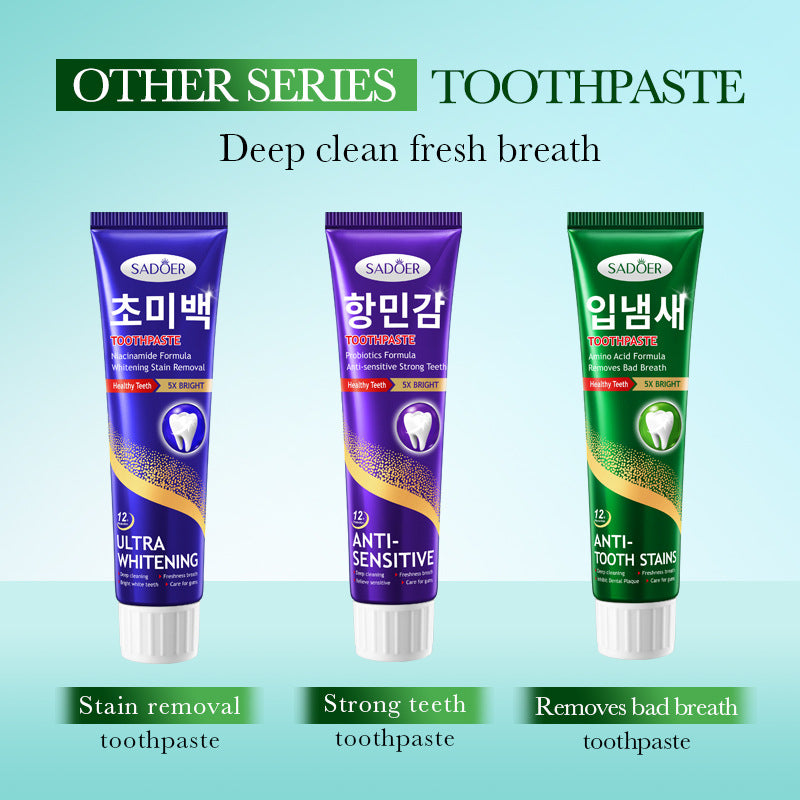 Amino Acid Anti-stain and Bad Breath Removal Toothpaste To Clean Teeth and Tooth Stains Toothpaste