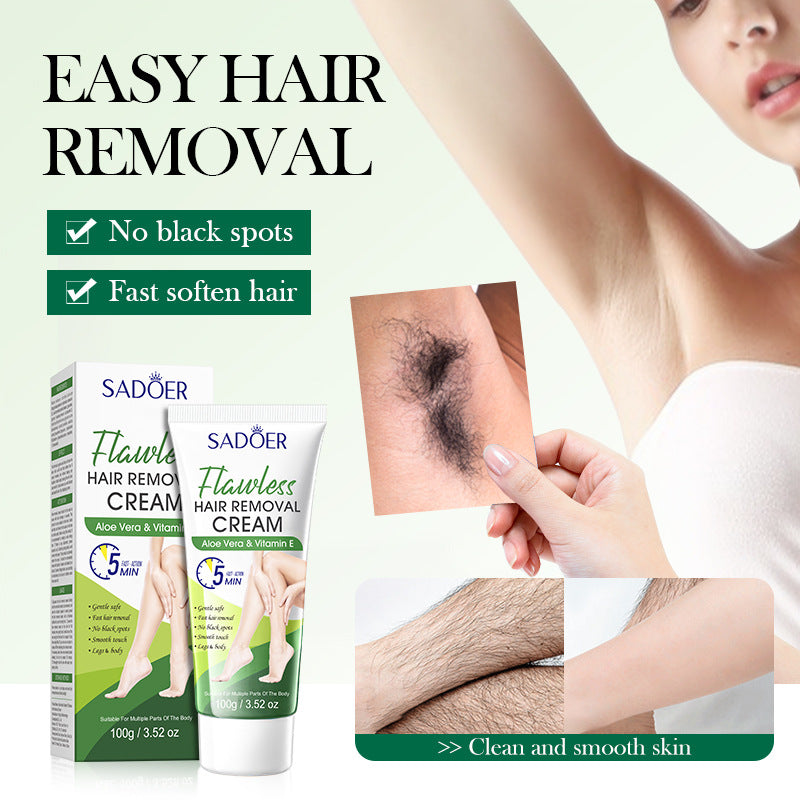 Aloe Vera VE Smooth Flawless Hair Removal Cream No Underarm Hair Removal Cream